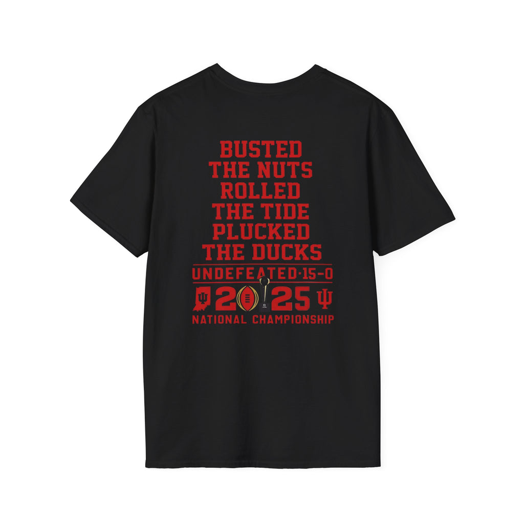 Hoosiers 2025 National Championship T-Shirt — Natty Bound IU Basketball Tee