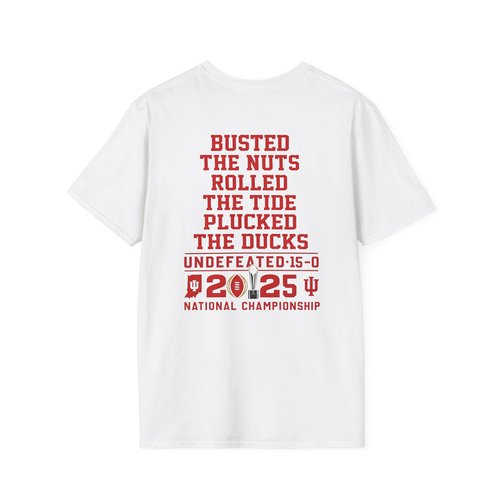 Hoosiers 2025 National Championship T-Shirt — Natty Bound IU Basketball Tee