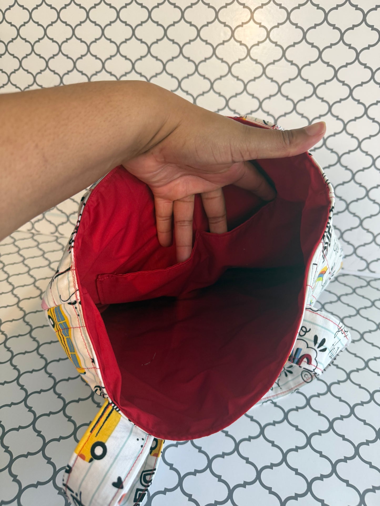 Small Teacher Tote Bag